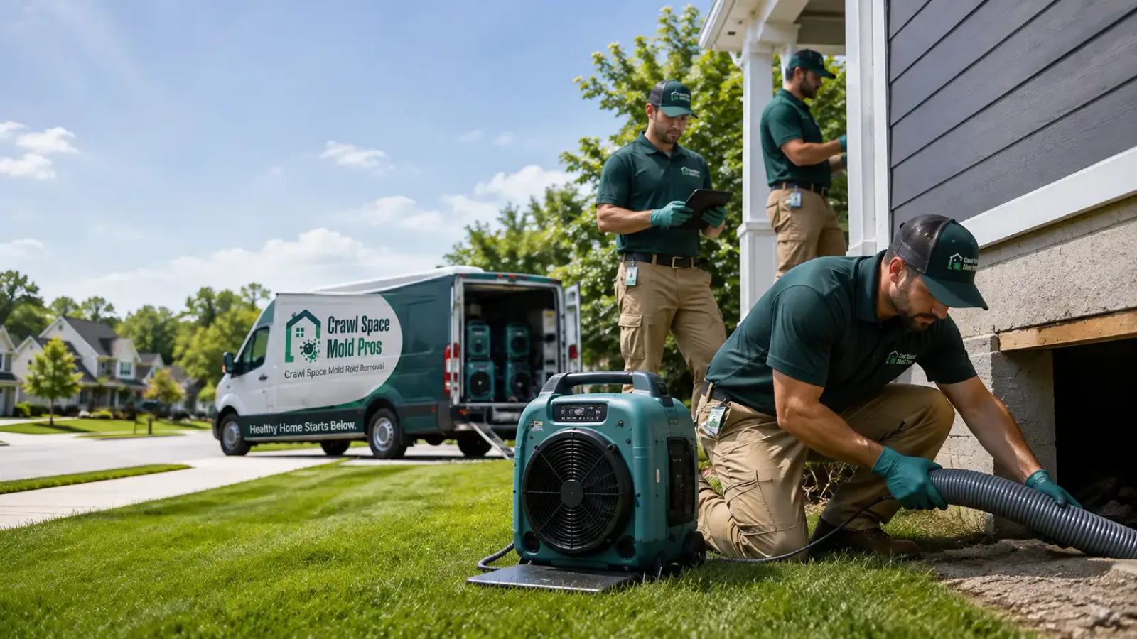 Crawl Space Mold Removal in Oceanside, OR